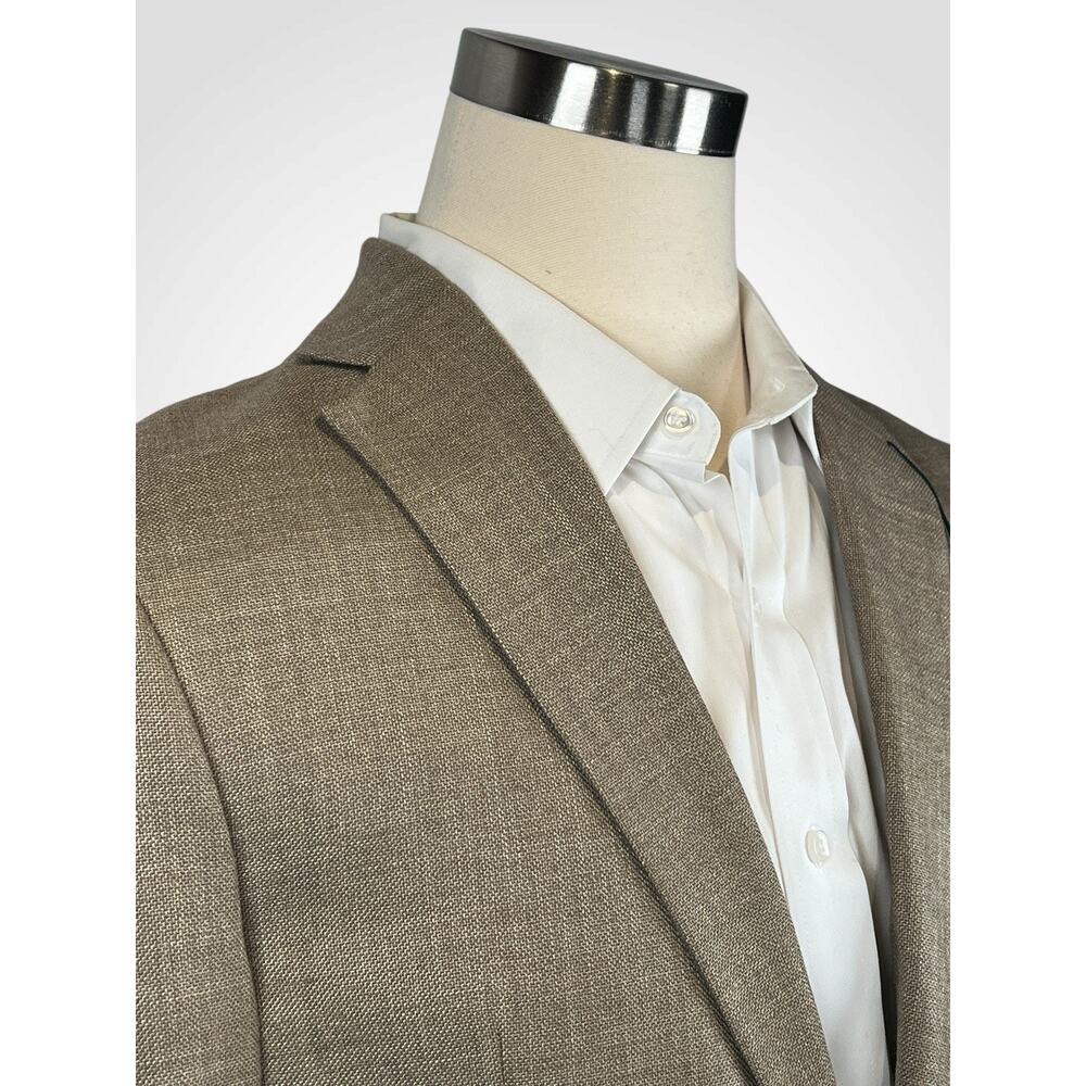 New Ralph Lauren Ultraflex 40R Golden Tan Hopsack Linen Blend Blazer Sport Coat - Picture 9 of 16